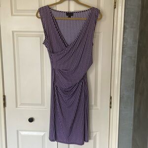 🔥 4/$20 Worthington small faux wrap dress with ruching at waist